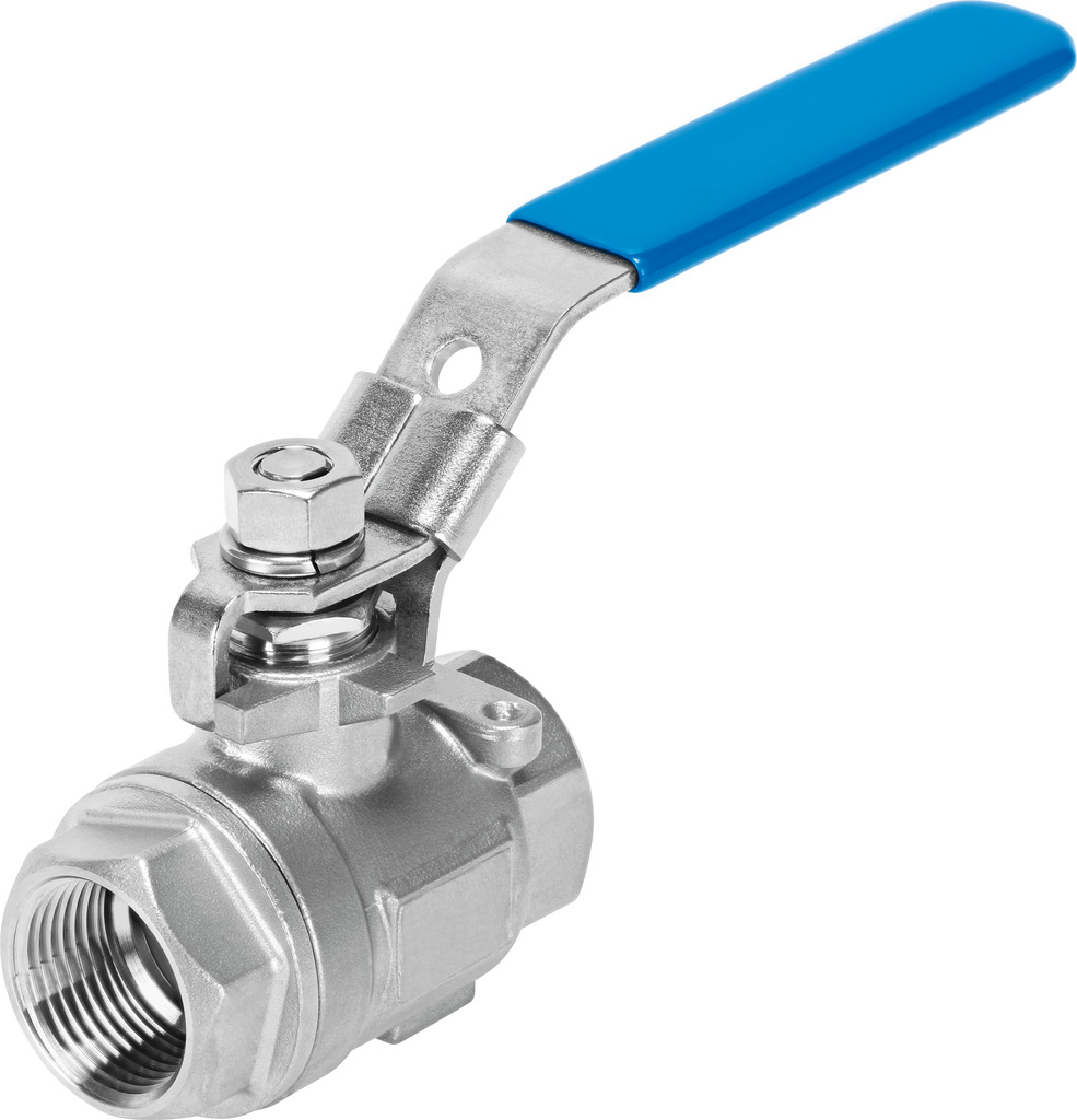Festo Rod Lever 2/2 Pneumatic Manual Control Valve VZBE Series, NPT 3/8, 3/8in, 4745215