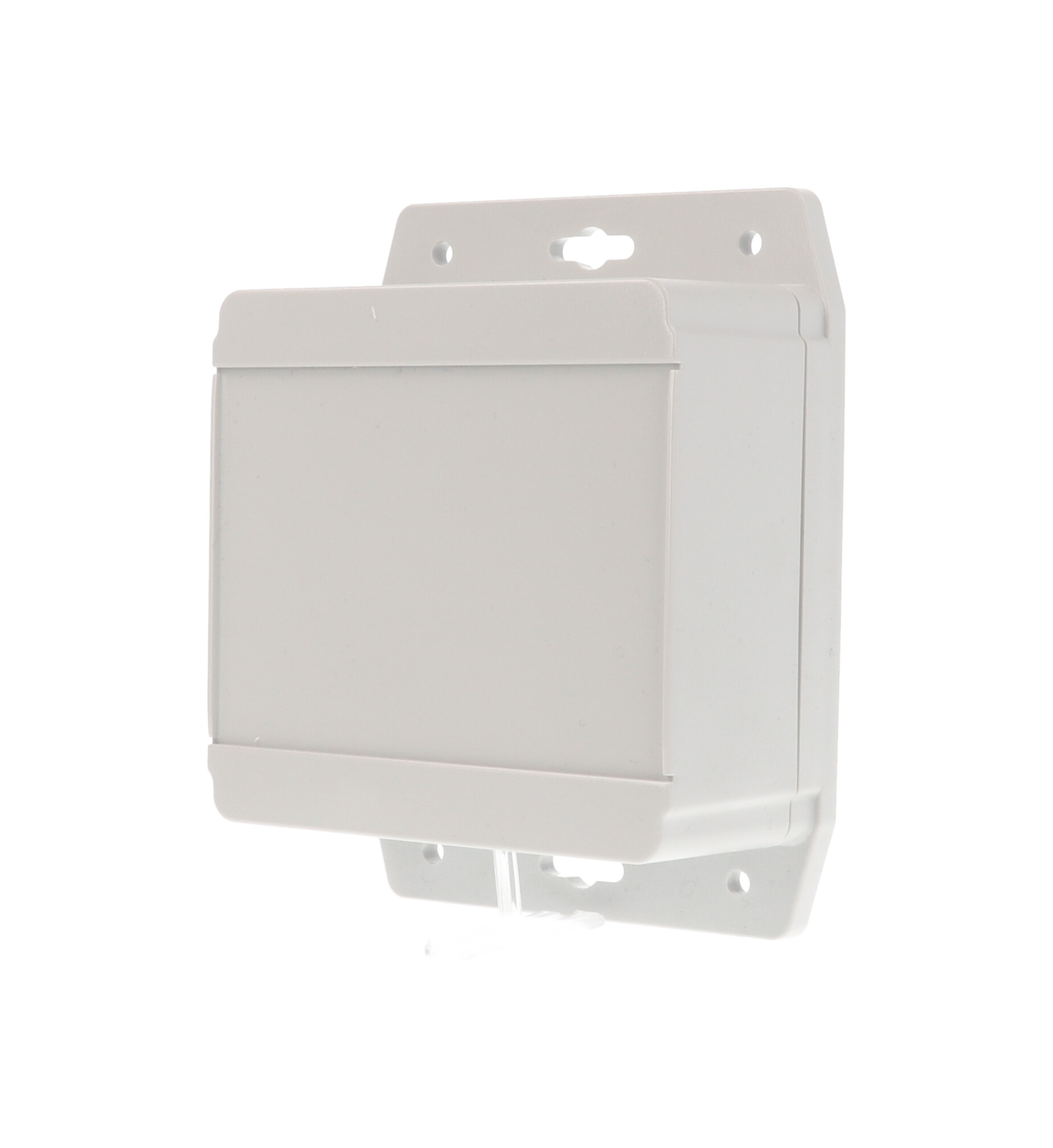 Hammond 1555F Series Grey ABS Enclosure, IP66, IP68, Flanged, Grey Lid, 105 x 105 x 62mm