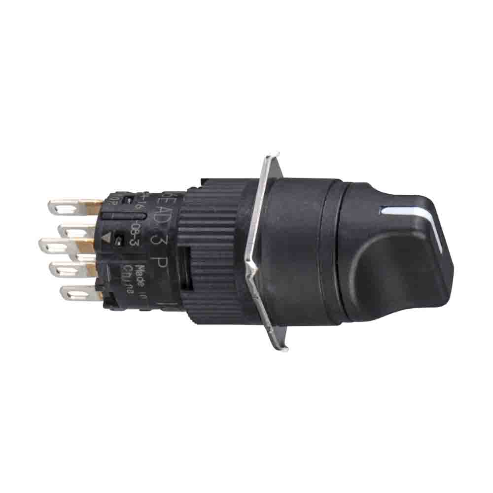 Schneider Electric Selector Switch - (1NO+1NC) 18mm Cutout Diameter 2 Positions