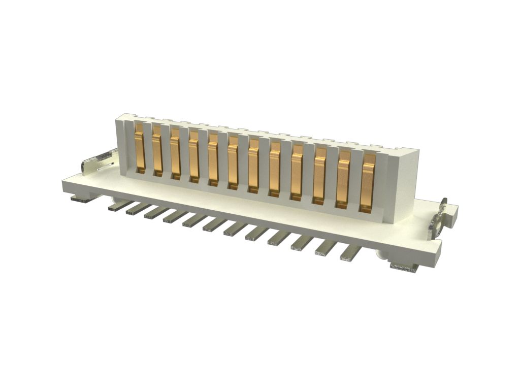 Amphenol Communications Solutions Conan Lite Series Vertical Surface PCB Header, 25 Contact(s), 1 mm Pitch, Shrouded