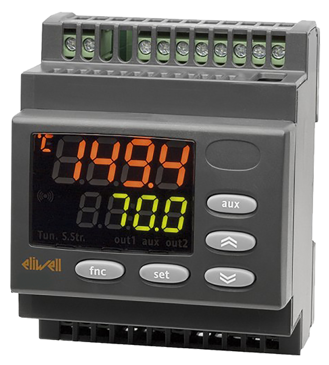 Eliwell DR 4000 On/Off Temperature Controller, 70 x 85mm, 90 → 240 V ac Supply Voltage