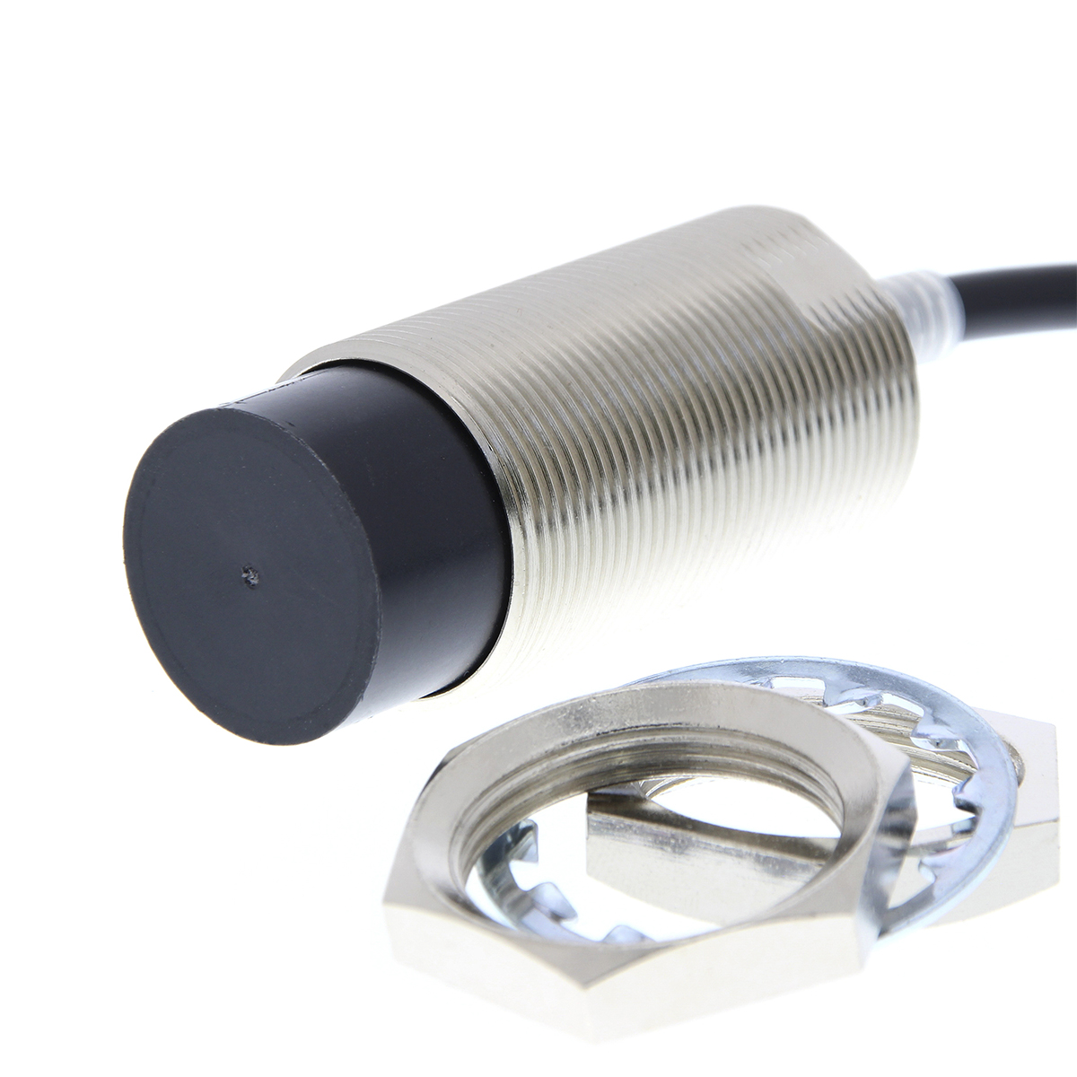 Omron Inductive Threaded Barrel Proximity Sensor, M30, 40 mm Detection, 2-Wire NO, 10 → 30 V dc
