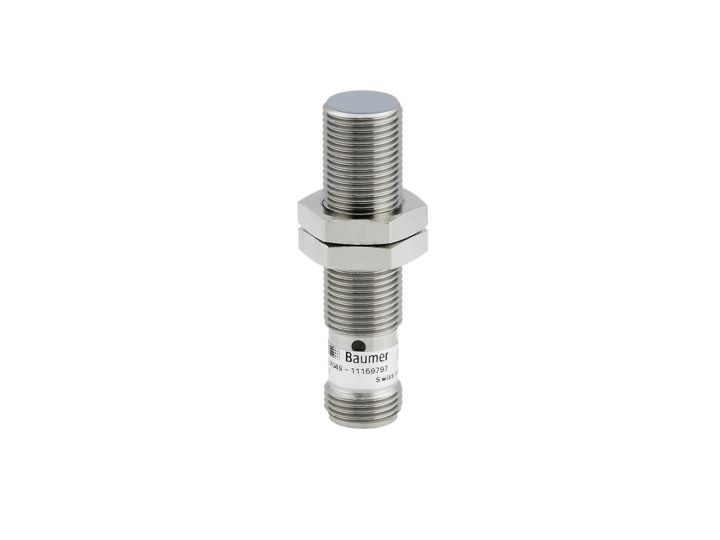 Baumer Proximity Threaded Barrel Proximity Sensor, M12, 4 mm Detection, PNP NC, 6 → 30 V
