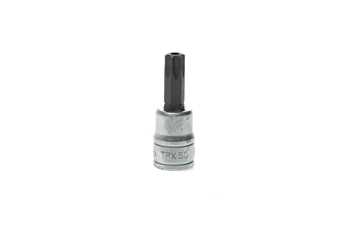 Teng Tools 3/8 in Drive Bit Socket, Tamperproof Torx Bit, T50