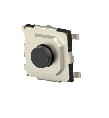 TE Connectivity Black Round Button Tactile Switch, SPST 50 mA Surface Mount