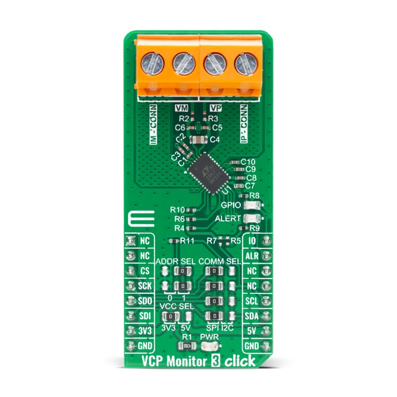 MikroElektronika MIKROE-4222, VCP Monitor 3 Click for LTC2947 for LTC2947