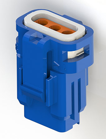 EDAC Wire to Wire Connector Cable Mount Socket, 3P, Crimp Termination, 3A, 250 V