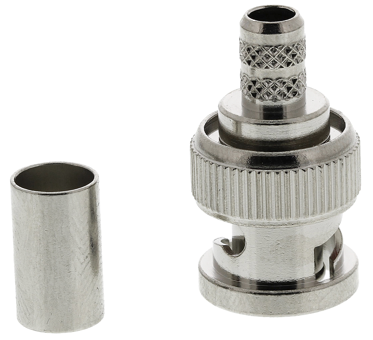 Amphenol RF, Plug Cable Mount BNC Connector, 75Ω, Crimp Termination, Straight Body