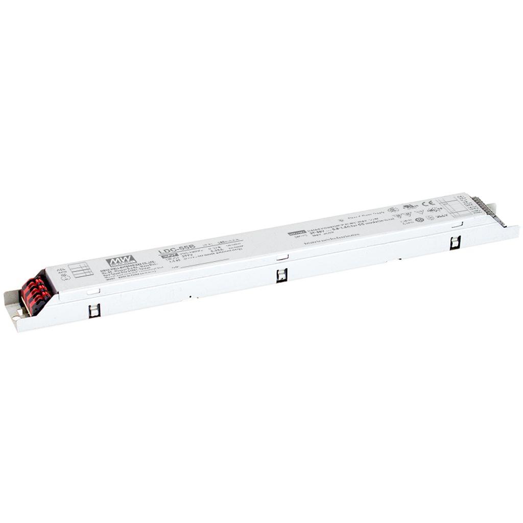 MEAN WELL LED Driver, 60V Output, 55W Output, 1.05A Output, Constant Power