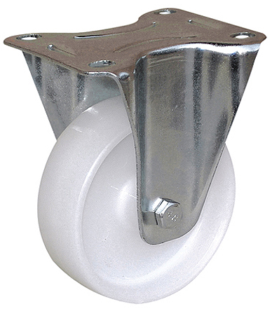 Guitel Hervieu Fixed Castor Wheel, 100kg Capacity, 100mm Wheel