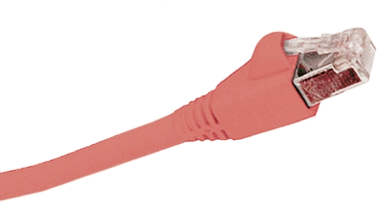 Molex Premise Networks, 3m Cat6, Red RJ45 to Male RJ45 Male, F/UTP Shielded, Terminated LSZH Sheath