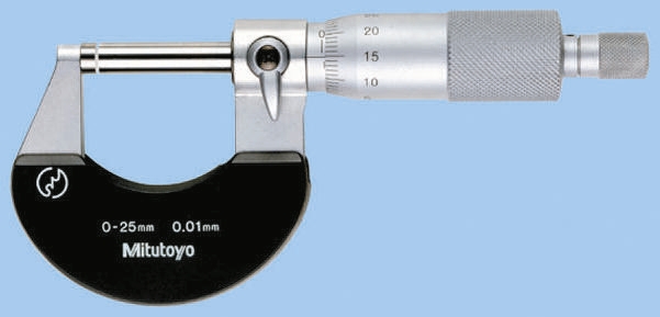 Mitutoyo 102-218 External Micrometer, Range 25 mm →50 mm, With UKAS Calibration