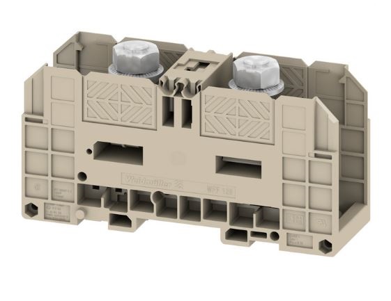 Weidmuller 1028500000 WFF Series Brown, 120mm², Single-Level, Bolt Termination