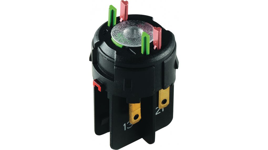 RAFI RAFIX 16 Series Contact Block for Use with Plug In Distributor, 250V ac, 1NO, SPST