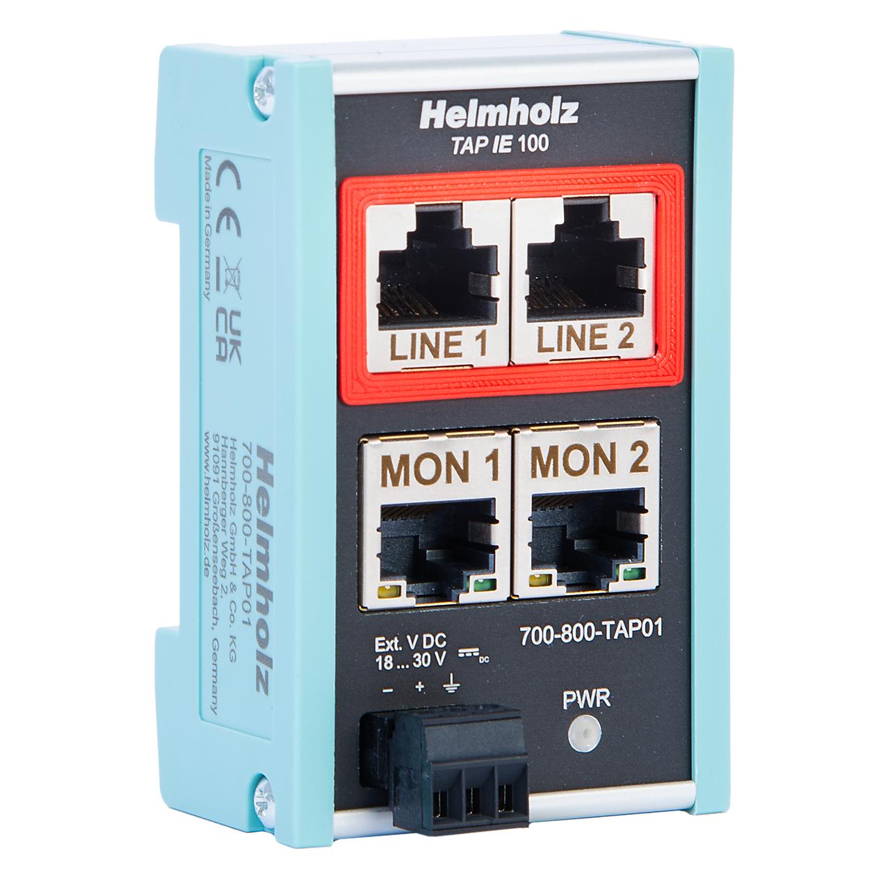 Helmholz GmbH & Co. KG TAP IE 100 Series Ethernet Module for Use with Ethernet Communication, RJ45, 24 V