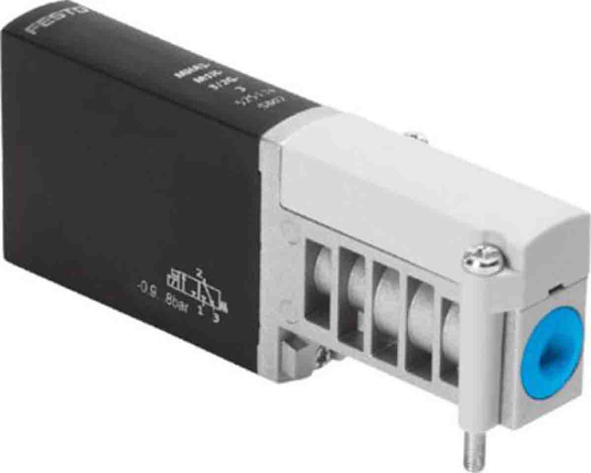 Festo 3/2 Closed, Monostable Solenoid Valve - Electrical MHA3 Series, 525135