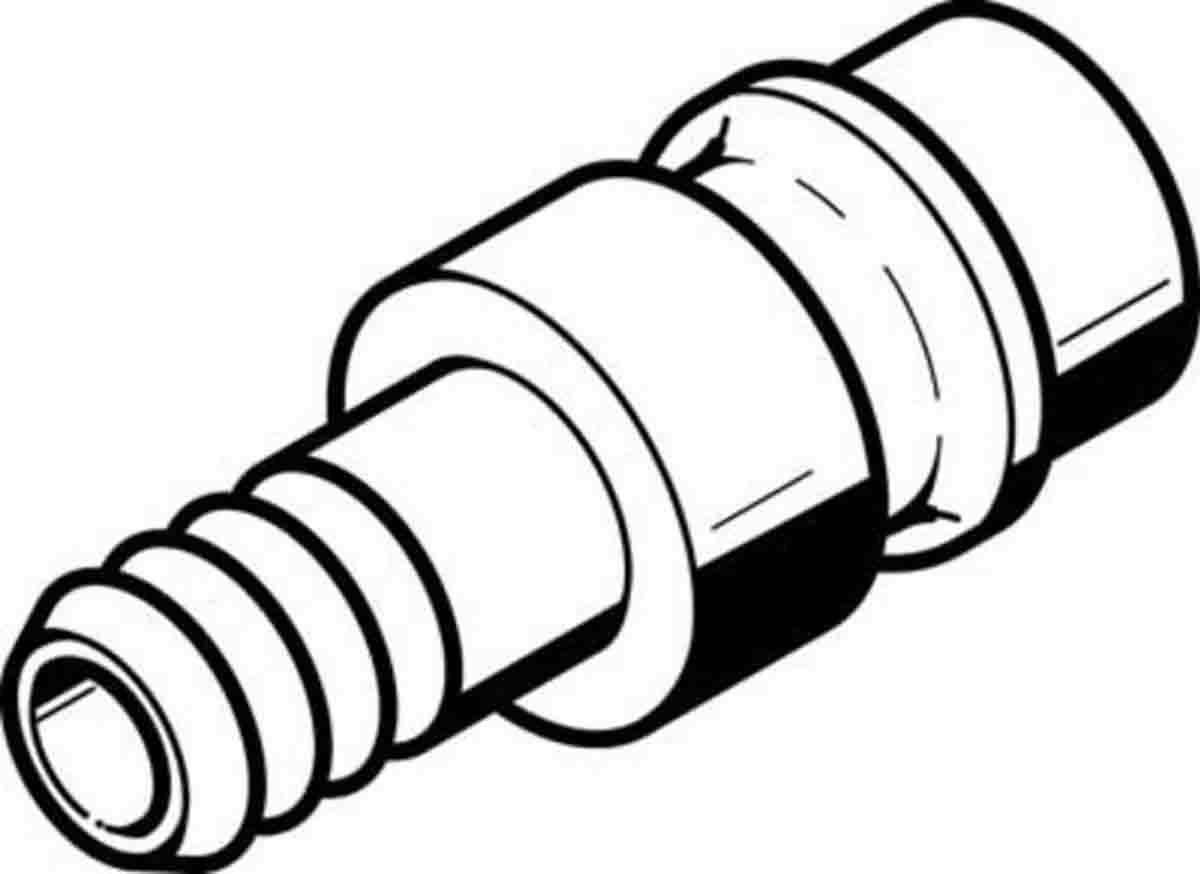 Festo Male Pneumatic Quick Connect Coupling, 7mm Hose Barb