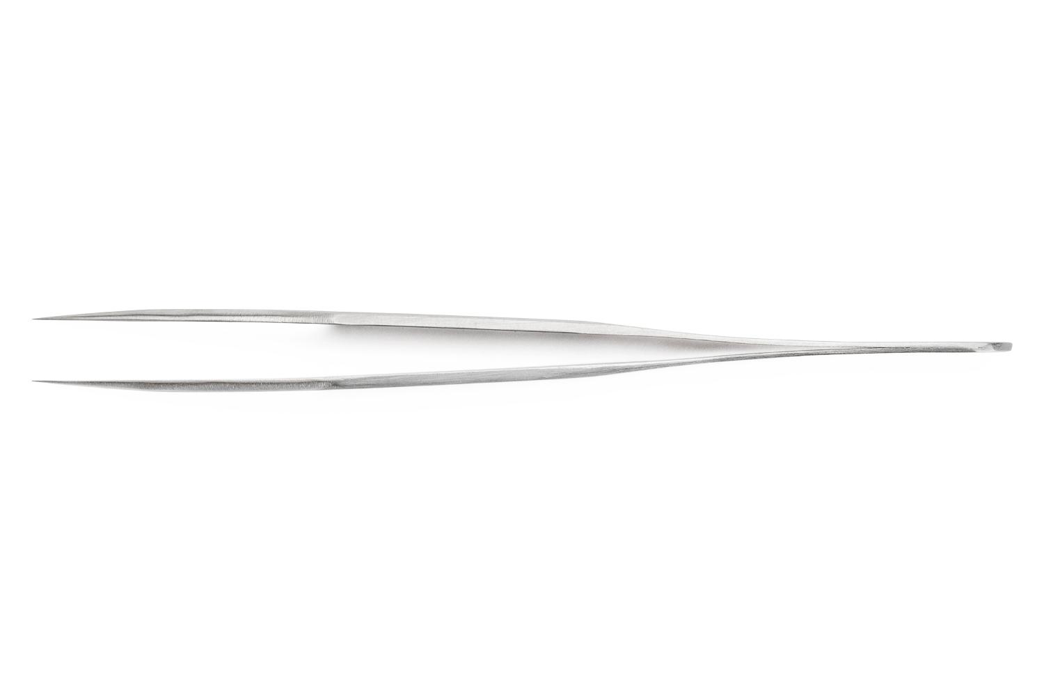 Weller Erem 115 mm, Stainless Steel, Pointed; Relieved, Tweezers