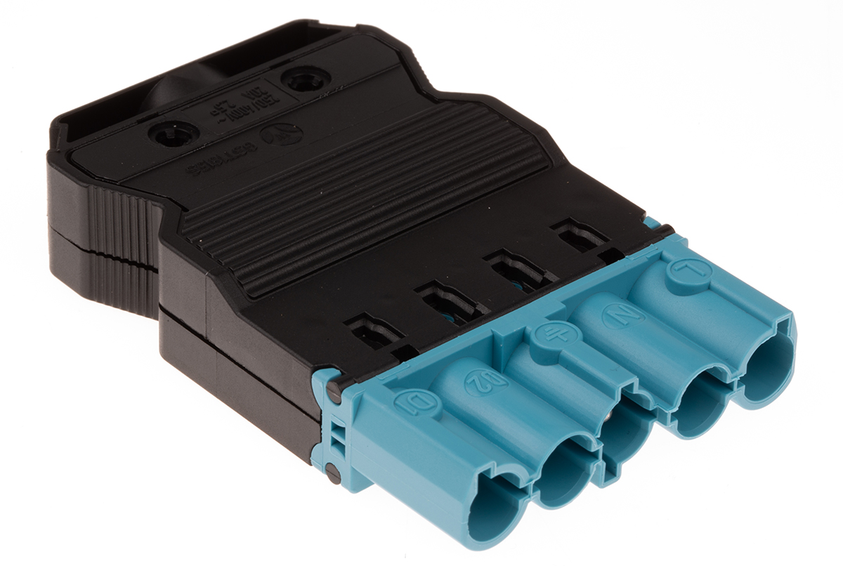 Wieland GST18i5 Series Mini Connector, 5-Pole, Male, Cable Mount, 20A, IP20