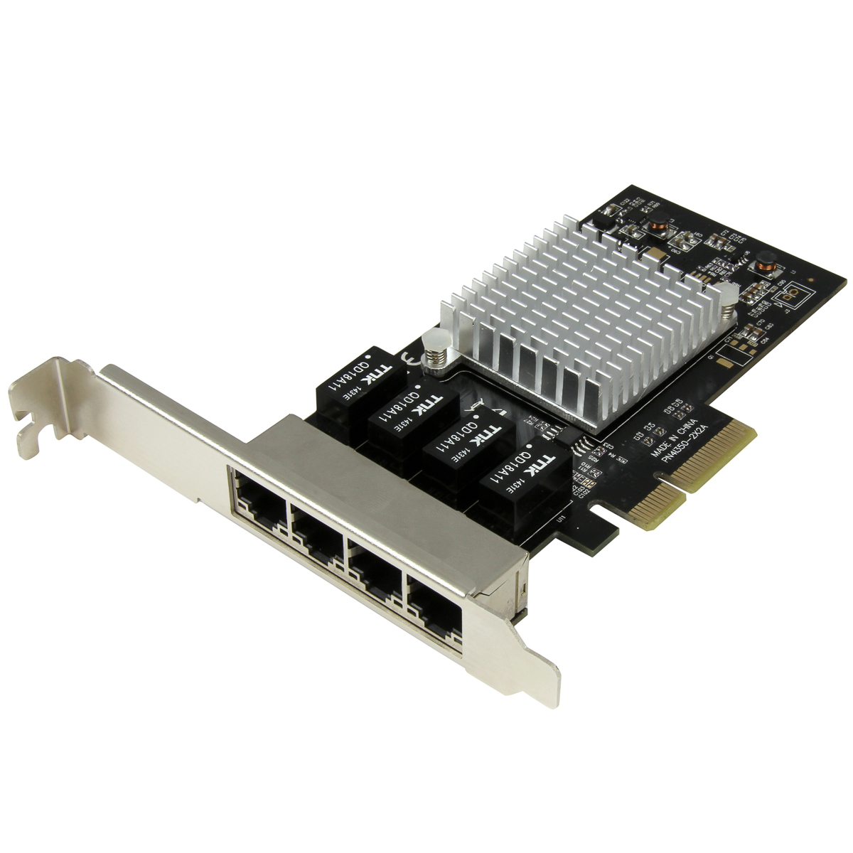 StarTech.com 4 Port PCIe RJ45 Network Card, 10/100/1000Mbit/s
