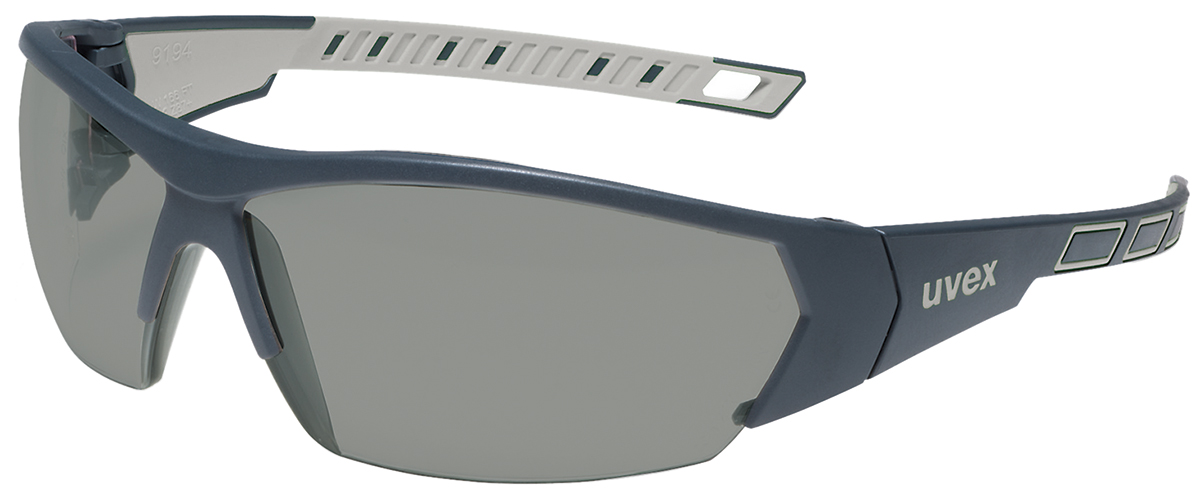 uvex i-works Anti-Mist UV Safety Glasses, Grey PC Lens