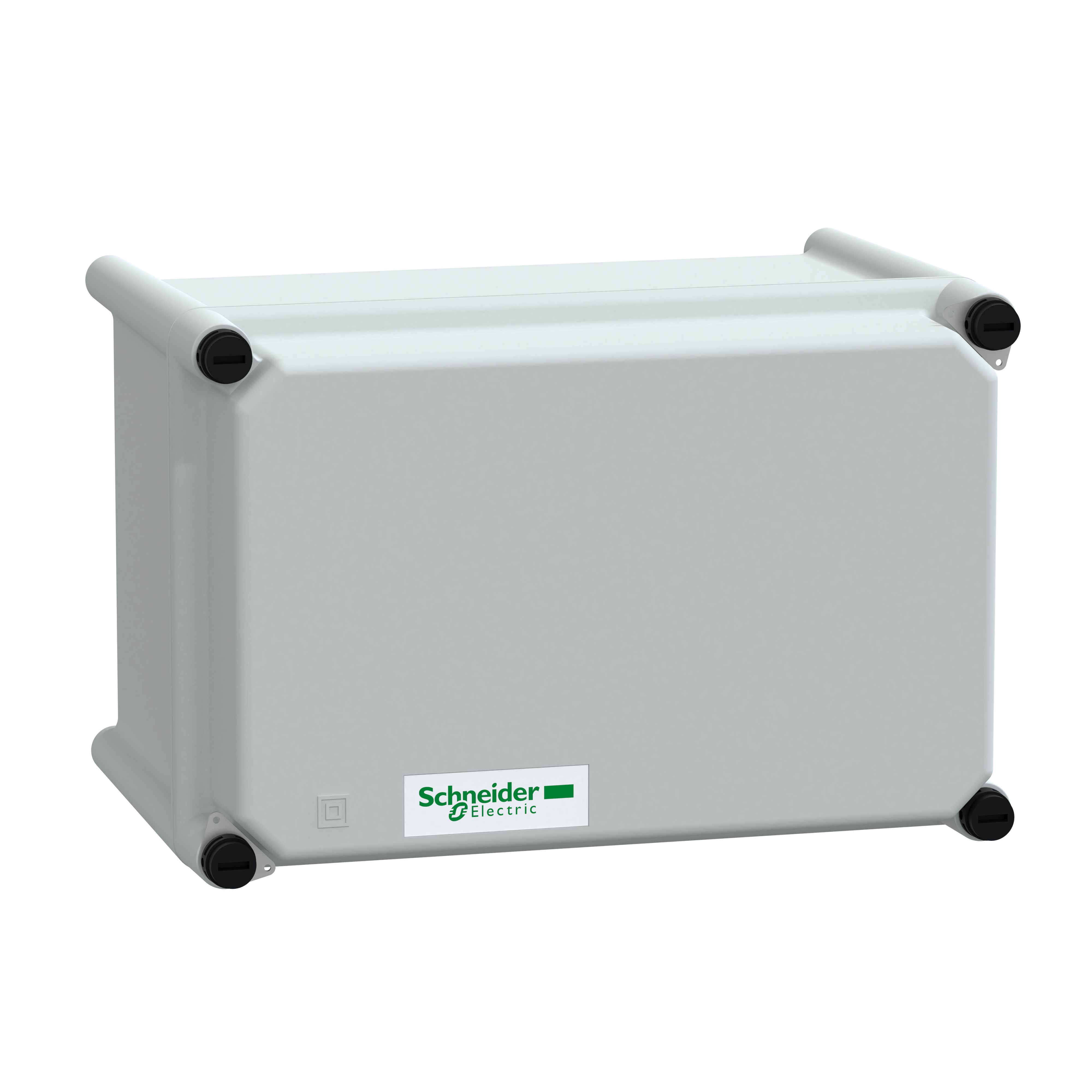 Schneider Electric PanelSeT Series Grey Fibreglass Reinforced Polyester Enclosure, IP65, IK09, Grey Lid, 180 x 270 x