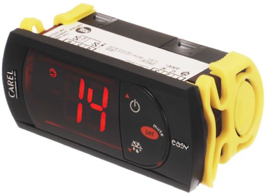 Carel PJ Easy On/Off Temperature Controller, 36 x 81mm, 230 V ac Supply Voltage