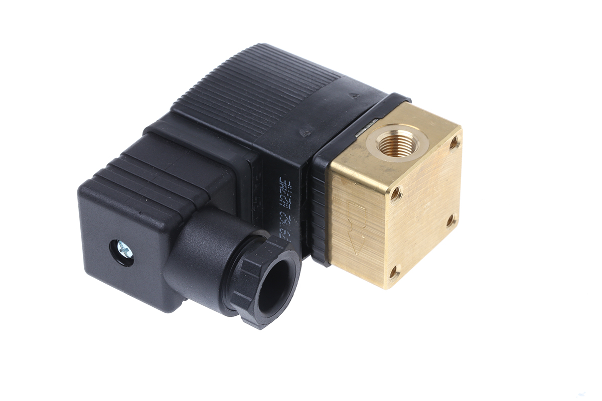 Burkert Solenoid Valve 126187, 2 Port, NC, 24 V dc