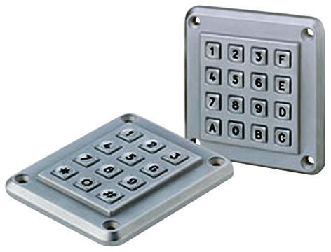 EOZ IP67 16 Key ZAMAK 5 Anti Vandal Keypad