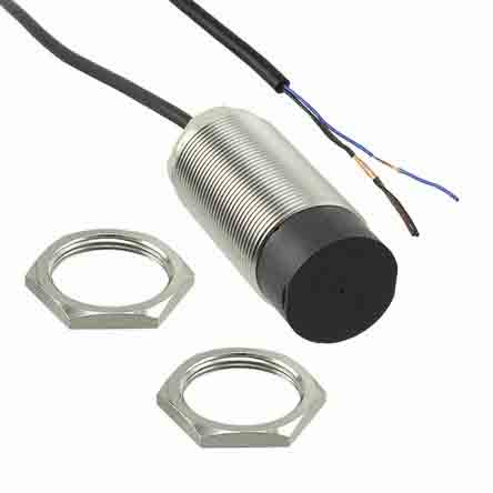 Omron Inductive Threaded Barrel Proximity Sensor, M30, 20 mm Detection, PNP NO, 10 → 30 V dc