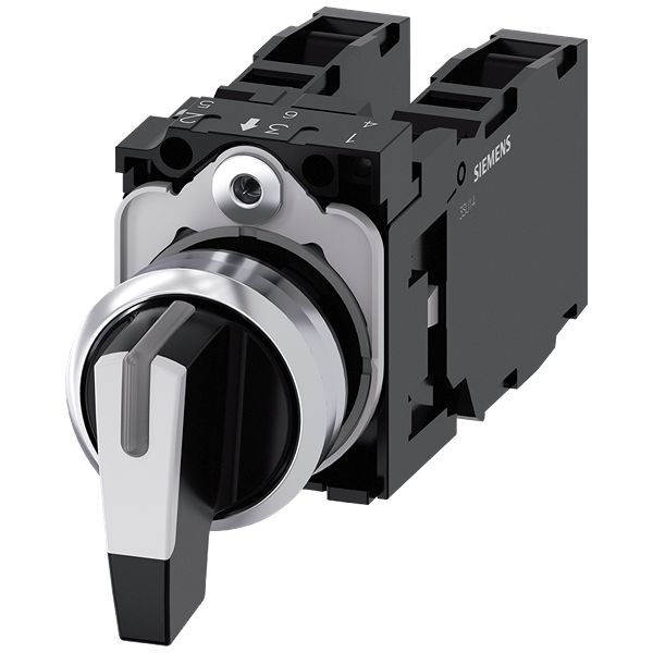 Siemens Latching Toggle Switch - (1NO) 32.3mm Cutout Diameter 3 Positions