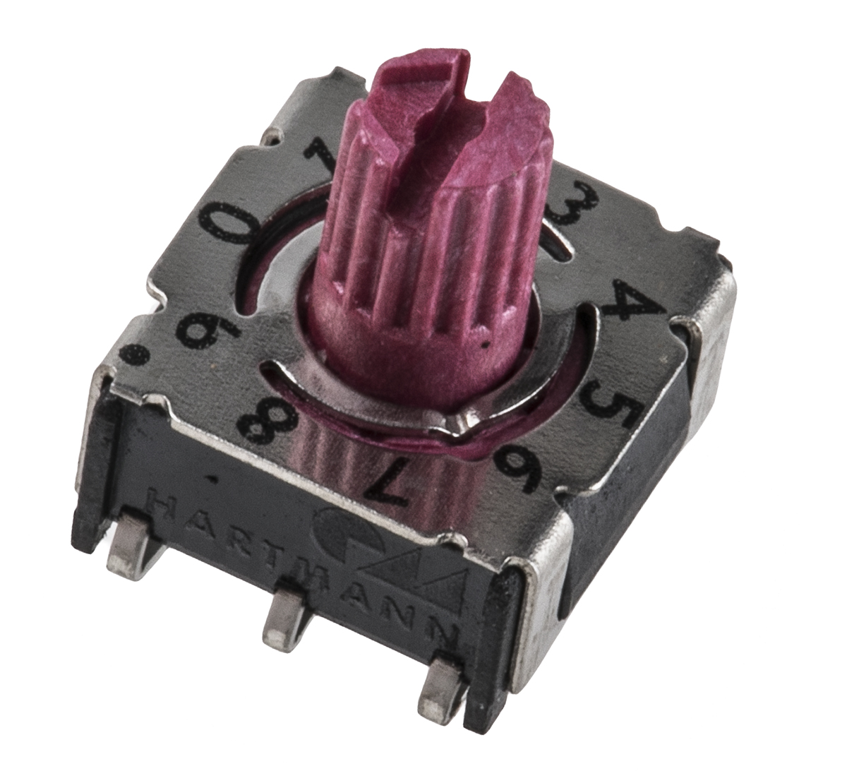 Hartmann 10 Way Surface Mount DIP Switch, Spindle Actuator