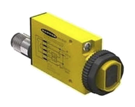 Banner Retroreflective Photoelectric Sensor, Block Sensor, 55 mm → 2 m Detection Range