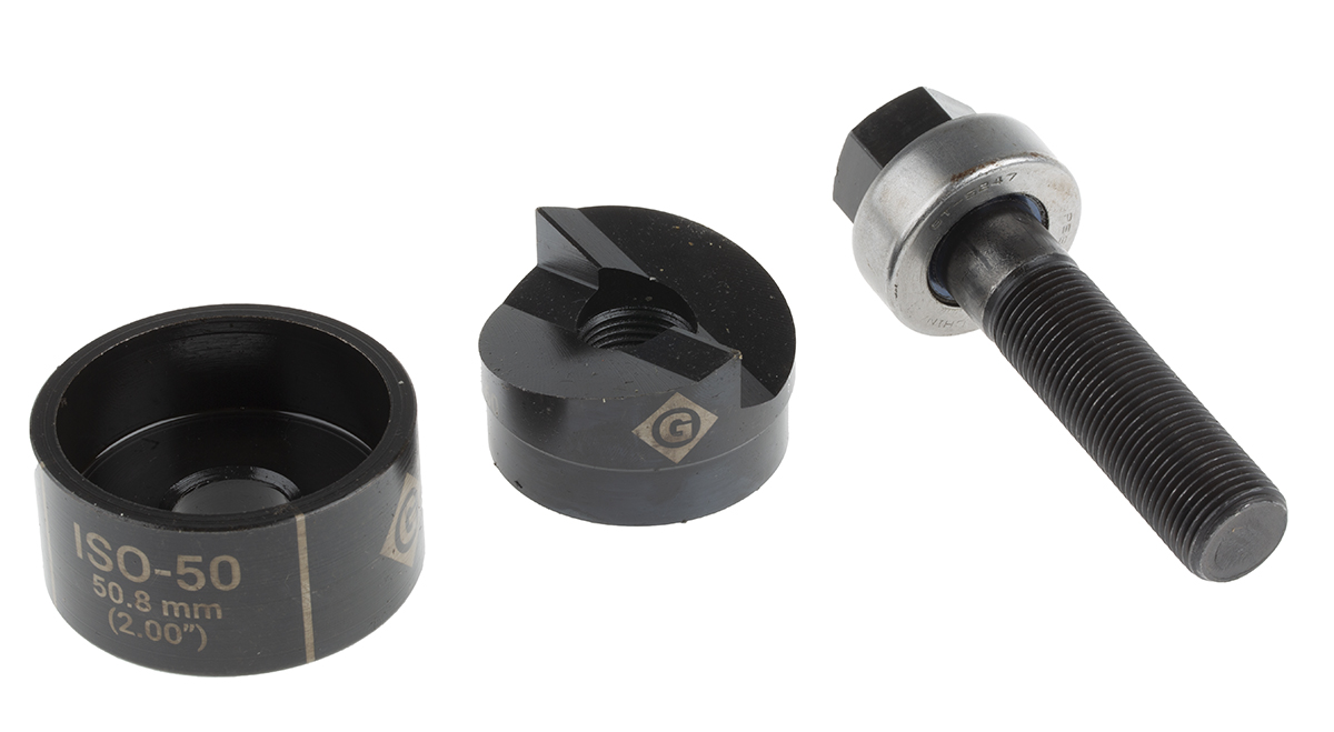 Greenlee Punch and Die Tool, 50.8mm, Circular, Hand Operation