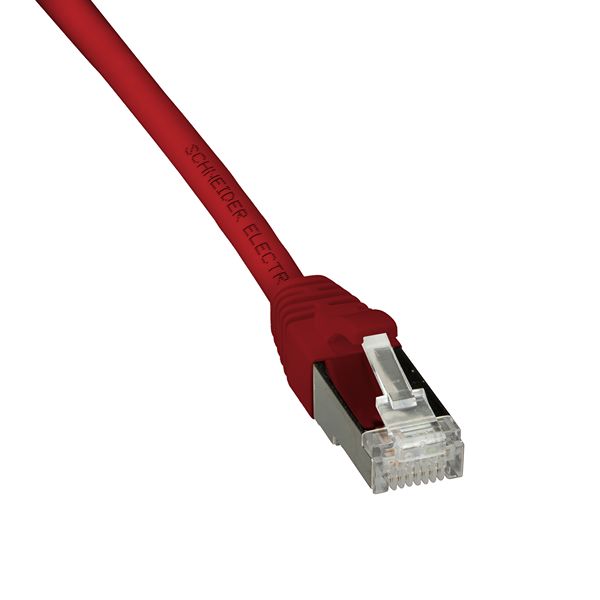 Schneider ElectricActassi, 500mm Cat6a, Red, S/FTP Shielded, Terminated Polyethylene Sheath