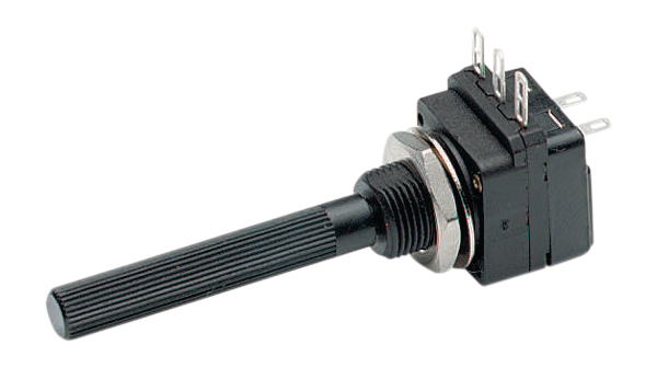 PIHER SENSORS AND CONTROLS S.S.A Rotary Linear Potentiometer 1-Gang Panel Mount, PC16SH10CP06-103A2020-CTA