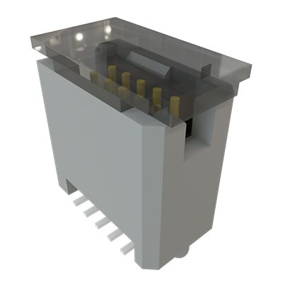 Samtec TFM Series Vertical Through Hole and Surface Mount PCB Header, 10 Contact(s), 1.27 mm Pitch, 2 Row, Shrouded