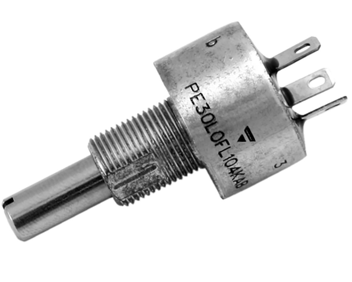 Vishay PE30 4.7kΩ Rotary Potentiometer 1-Gang Panel Mount, PE30L0AP472KABG030