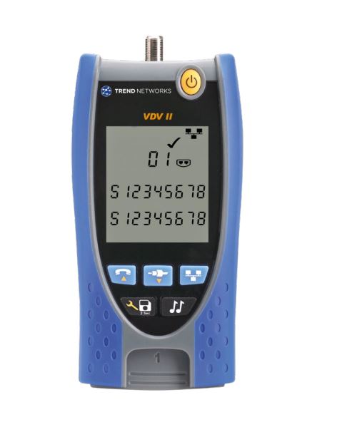 TREND Networks VDV II Cable Tester Coaxial, RJ11, RJ12, RJ45
