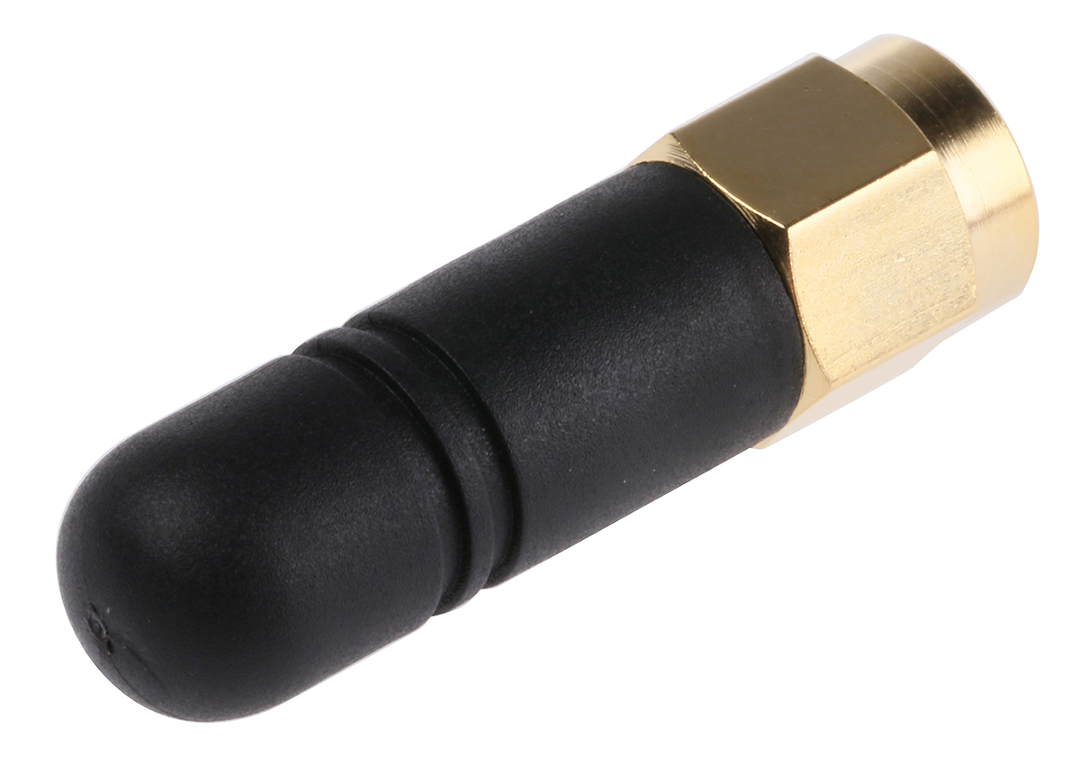 RF Solutions ANT-24G-S21-SMA Stubby WiFi Antenna with SMA Connector, WiFi