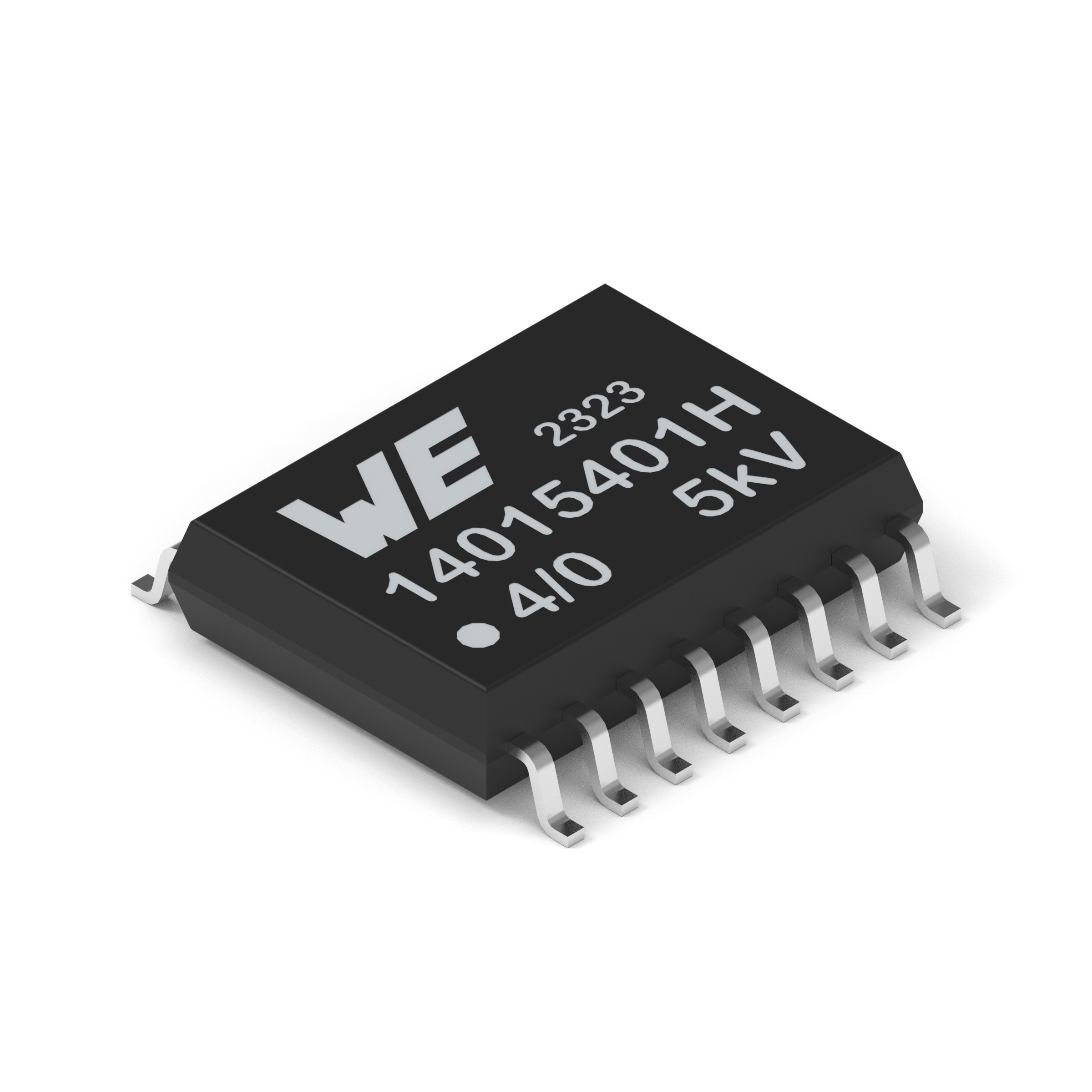 18014015401H Wurth Elektronik, 4-Channel Digital Isolator 150Mbps, 5 KV, 16-Pin SOIC