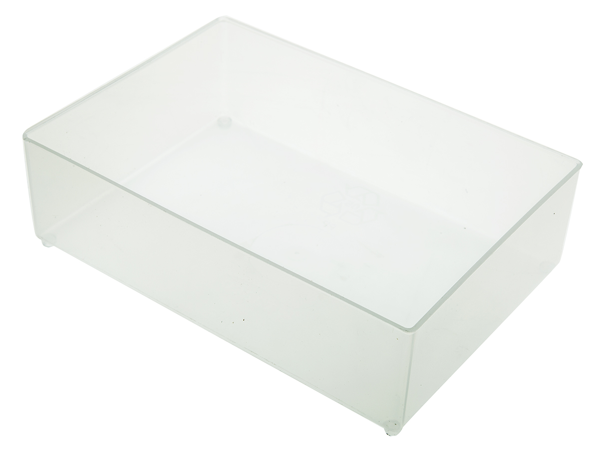 Raaco Transparent PP Compartment Box, 47mm x 109mm x 157mm