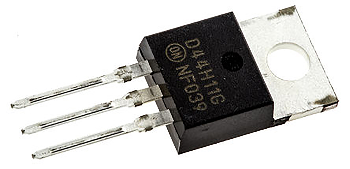 onsemi D44H11G NPN Transistor, 10 A, 80 V, 3-Pin TO-220AB