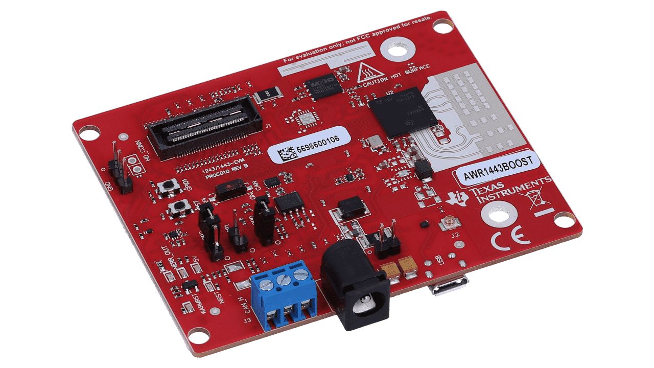 Texas Instruments RF Development Kit AWR1443 RADAR Evaluation Board for AWR1443 76 → 81GHz AWR1443BOOST
