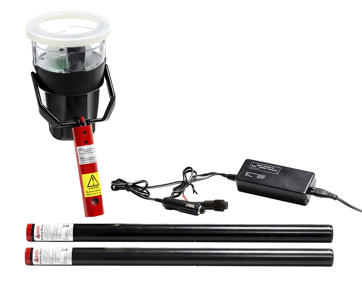 No Climb Solo Series Heat Detector Tester, Battery-Powered, Cordless