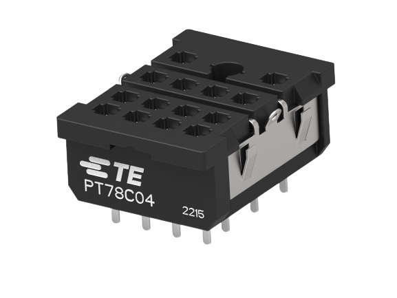 TE Connectivity 2071566 14 Pin 230V DIN Rail Relay Socket, for use with Relay