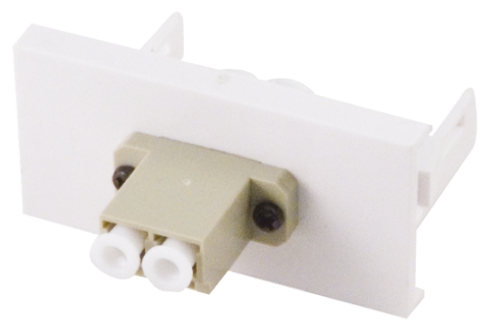 RS PRO Single Gang 2 Way Female LC Faceplate