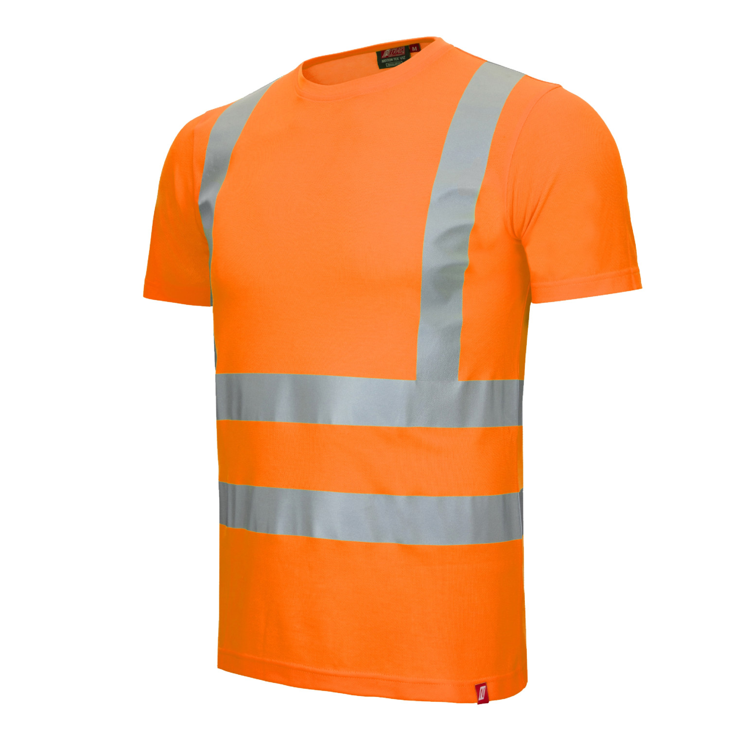 NITRAS SAFETY 7008 Fluorescent Orange Unisex Hi Vis T-Shirt, 4XL