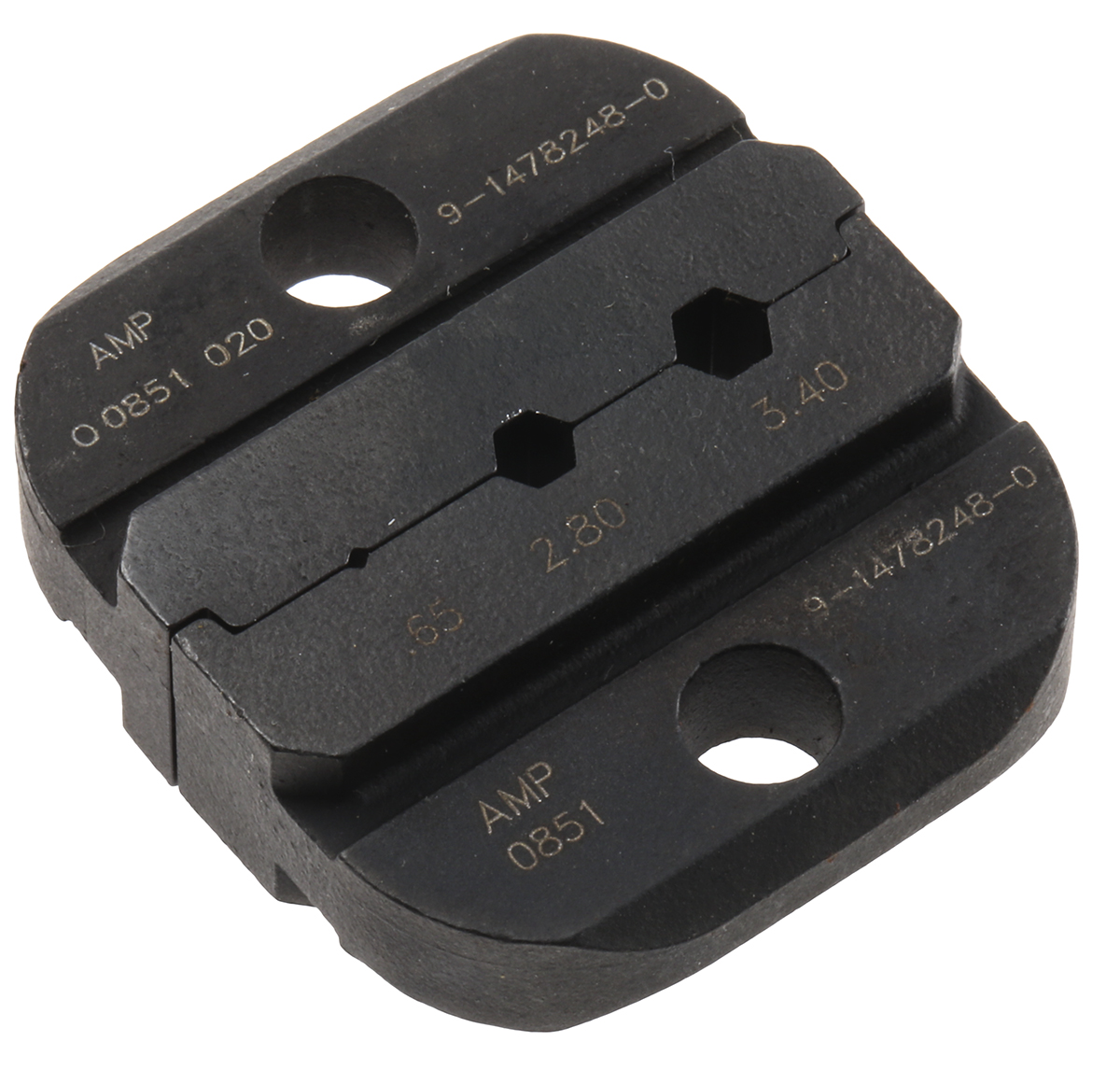 TE Connectivity Crimping Die Set, BNC, MCX, SMB, SMC, Coaxial Type RG174, RG178, RG188, RG196, RG316