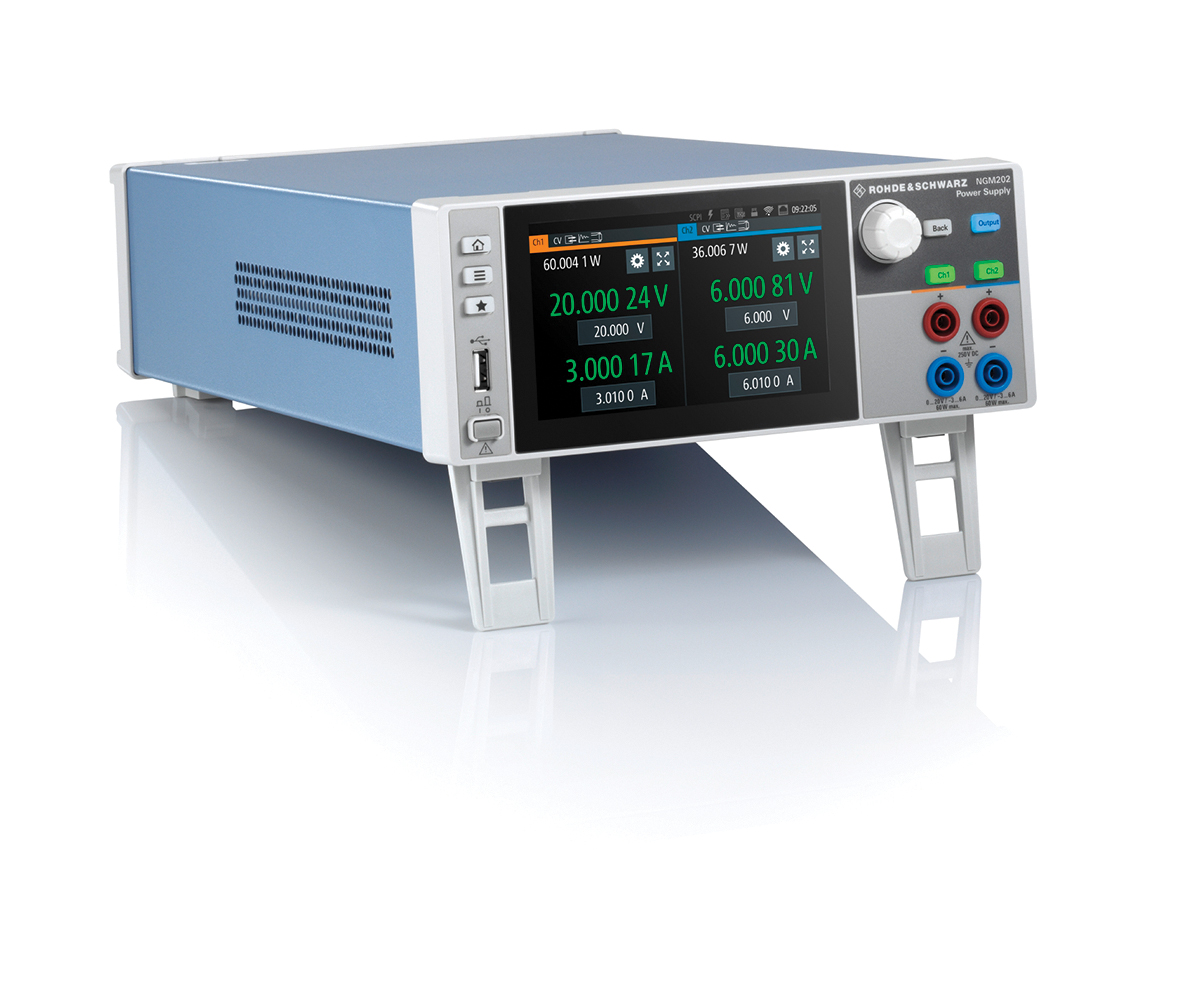 Rohde & Schwarz NGM200 Series Digital Bench Power Supply, 0 → 20V, 6A, 2-Output, 120W